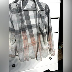 Aeropostale ombre flannel